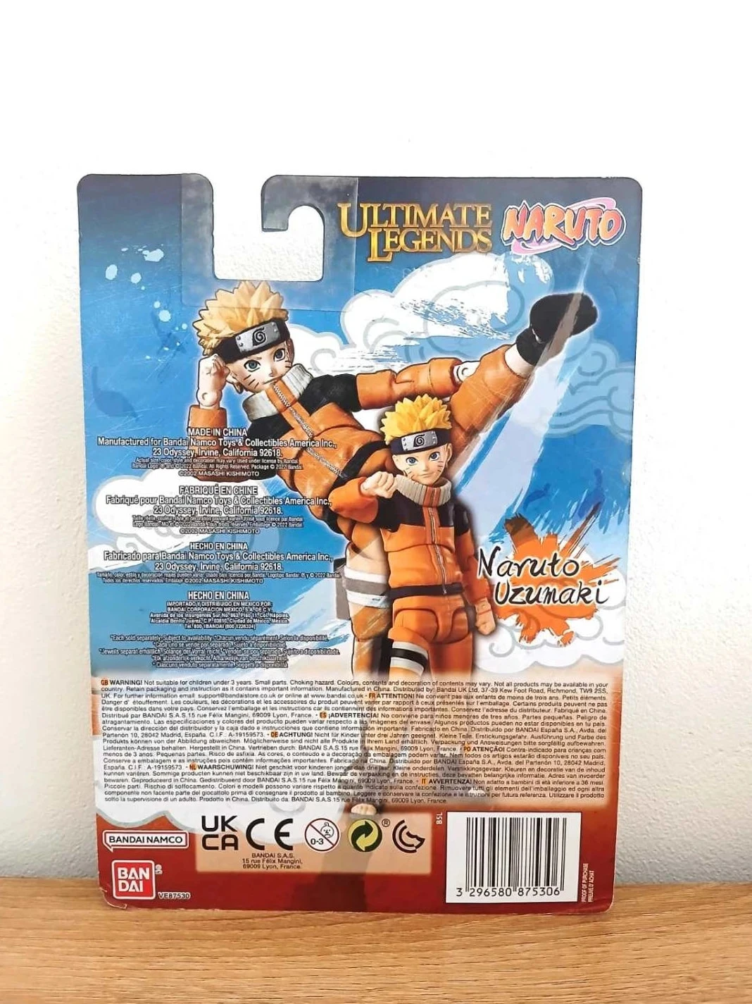 12cm articulated Naruto Uzumaki figurine Ultimate Legends Bandai – photo 2